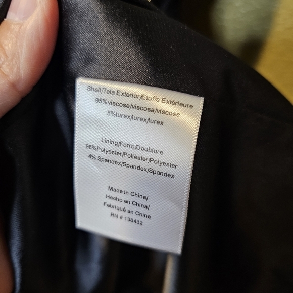 Modcloth black with gold polka dot wrap dress medium - Picture 5 of 6